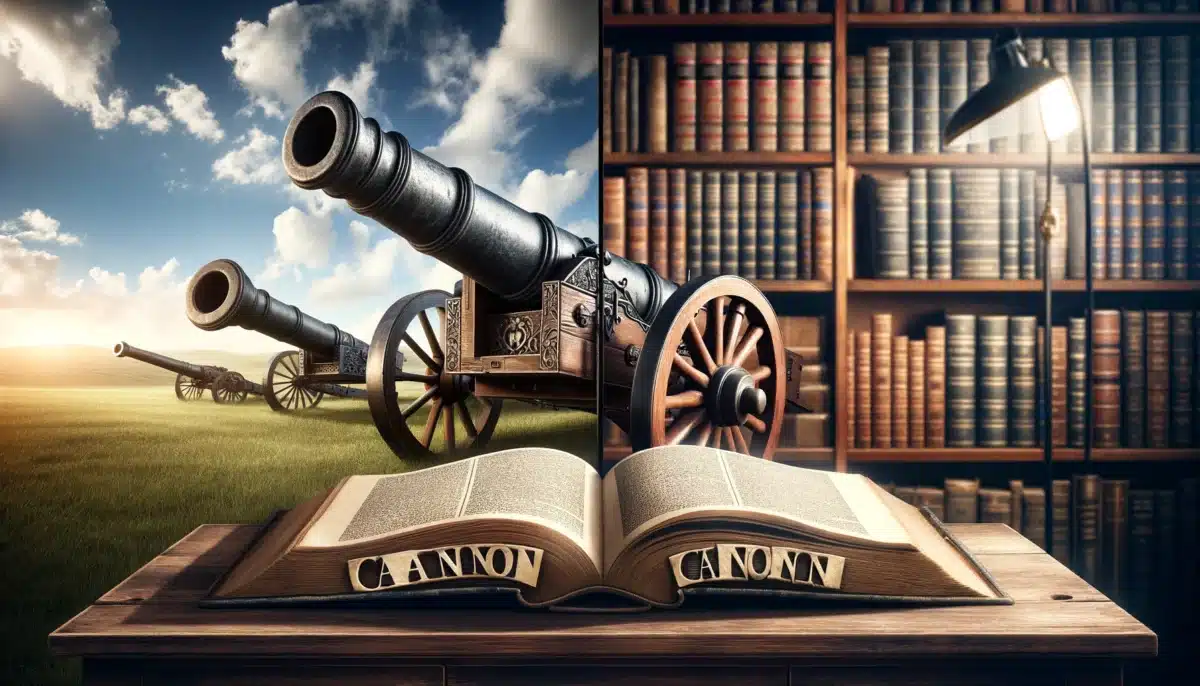 Difference between cannon or canon